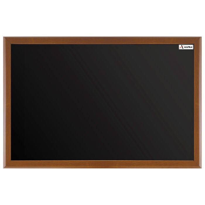 Pizarron Negro Marco Aluminio 90cm x 60cm (36"x24") Alfra