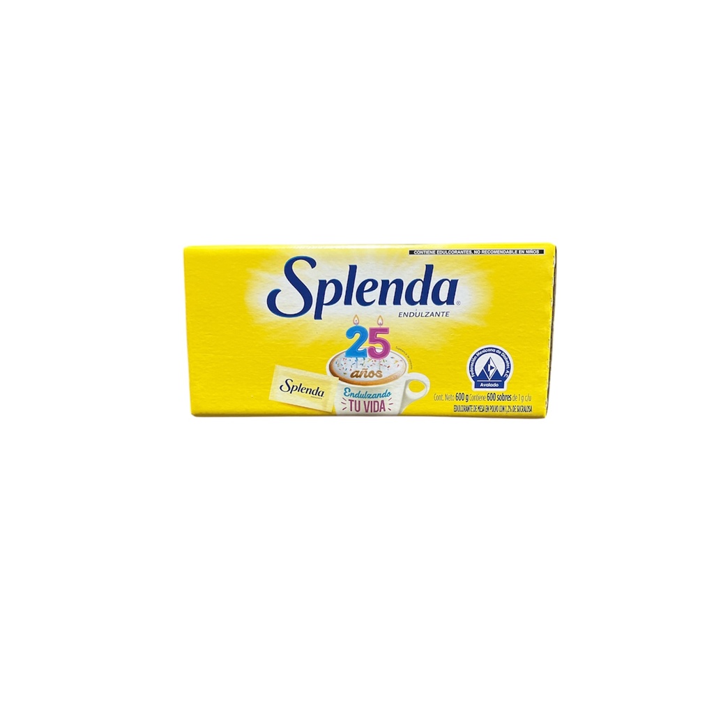 Endulzante Sobre Splenda Amarillo con 600