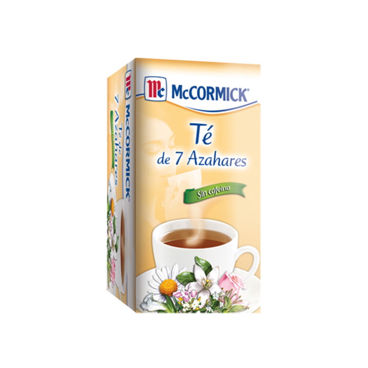 Te de Azahares en Sobre McCormick con 25