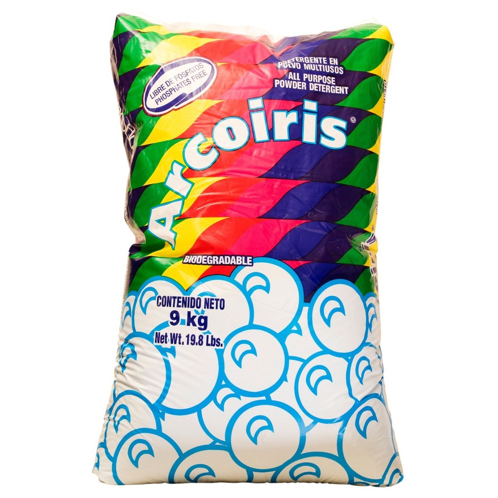 Jabon en Polvo 9 kg Arcoiris