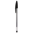 Pluma Bic Cristal Clasica Punta Mediana 1.0 mm Negro