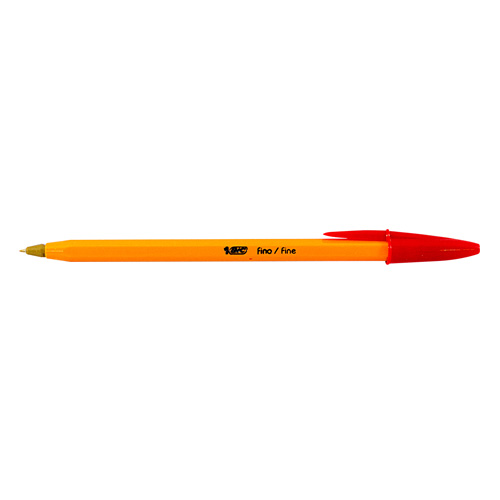 Pluma Bic Punta Fina 0.8 mm Rojo