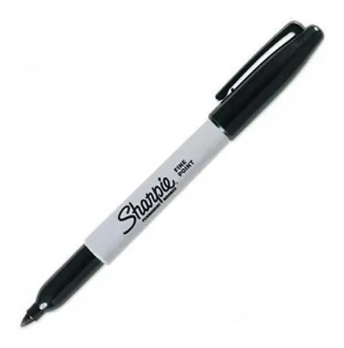 Marcador Permanente Sharpie Punto Fino Negro