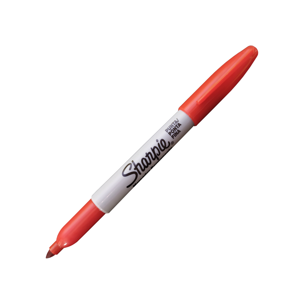 Marcador Permanente Sharpie Punto Fino Rojo