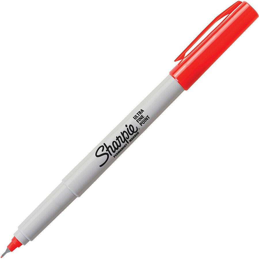 Marcador Permanente Sharpie Punto Ultra Fino Rojo