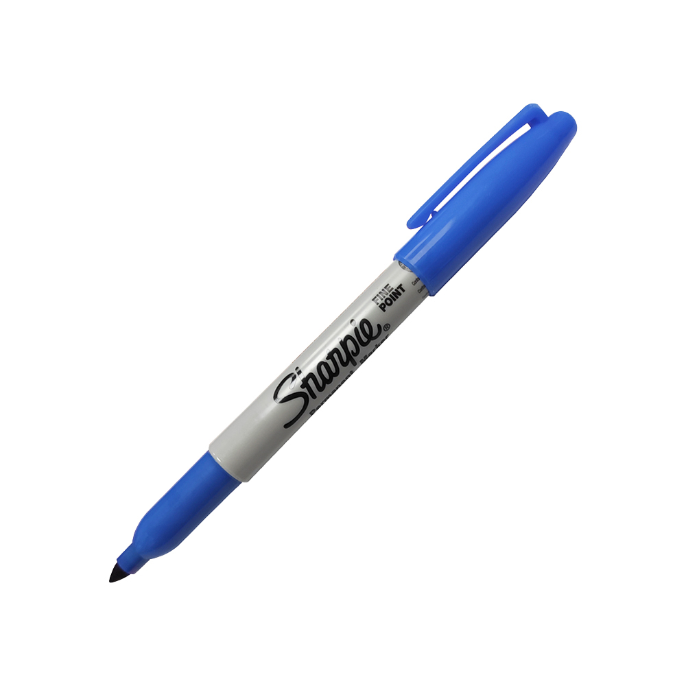 Marcador Permanente Sharpie Punto Fino Azul