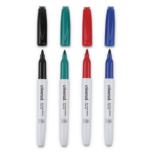 Marcador para Pizarron Universal Punto Fino Kit Surtido con 4