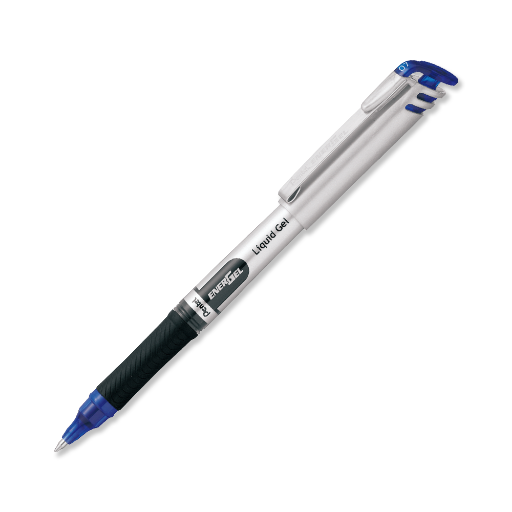 Pluma Pentel Energel Punta Fina 0.7 mm Azul