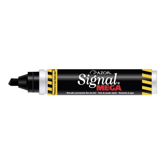 Marcador Permanente Azor Mega Size Negro