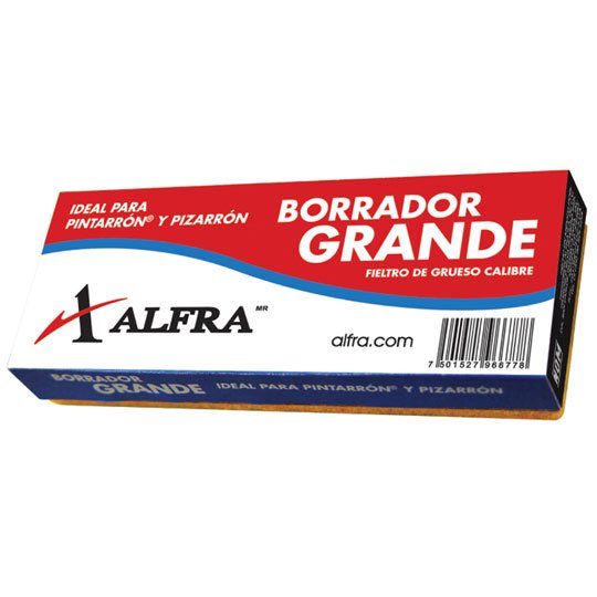 Borrador para Pizarron Alfra Blanco Grande 
