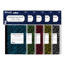 Libreta Bolsillo Composition con 80 Hojas Bazic