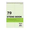 Libreta Taquigrafica Hoja Verde 70 Hjs Bazic