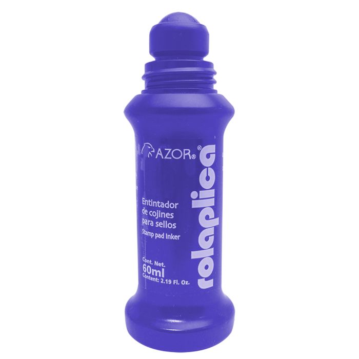 Tinta para Cojin Rolaplica Azor 60 mL Azul