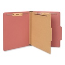 Folder Pressboard Tamaño Carta Guinda 4 Secciones con 10 Universal