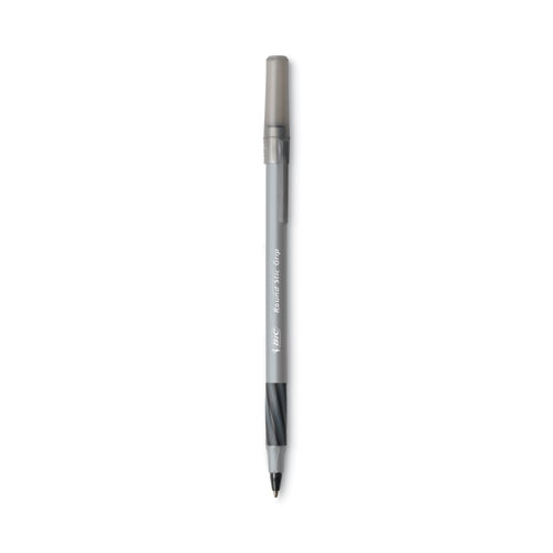 Pluma Bic Roundstic Punta Grande 1.2 mm Negro