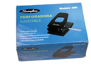 Perforadora 2 Hoyos Acco Swingline Ajustable 7 cm para 25 Hojas