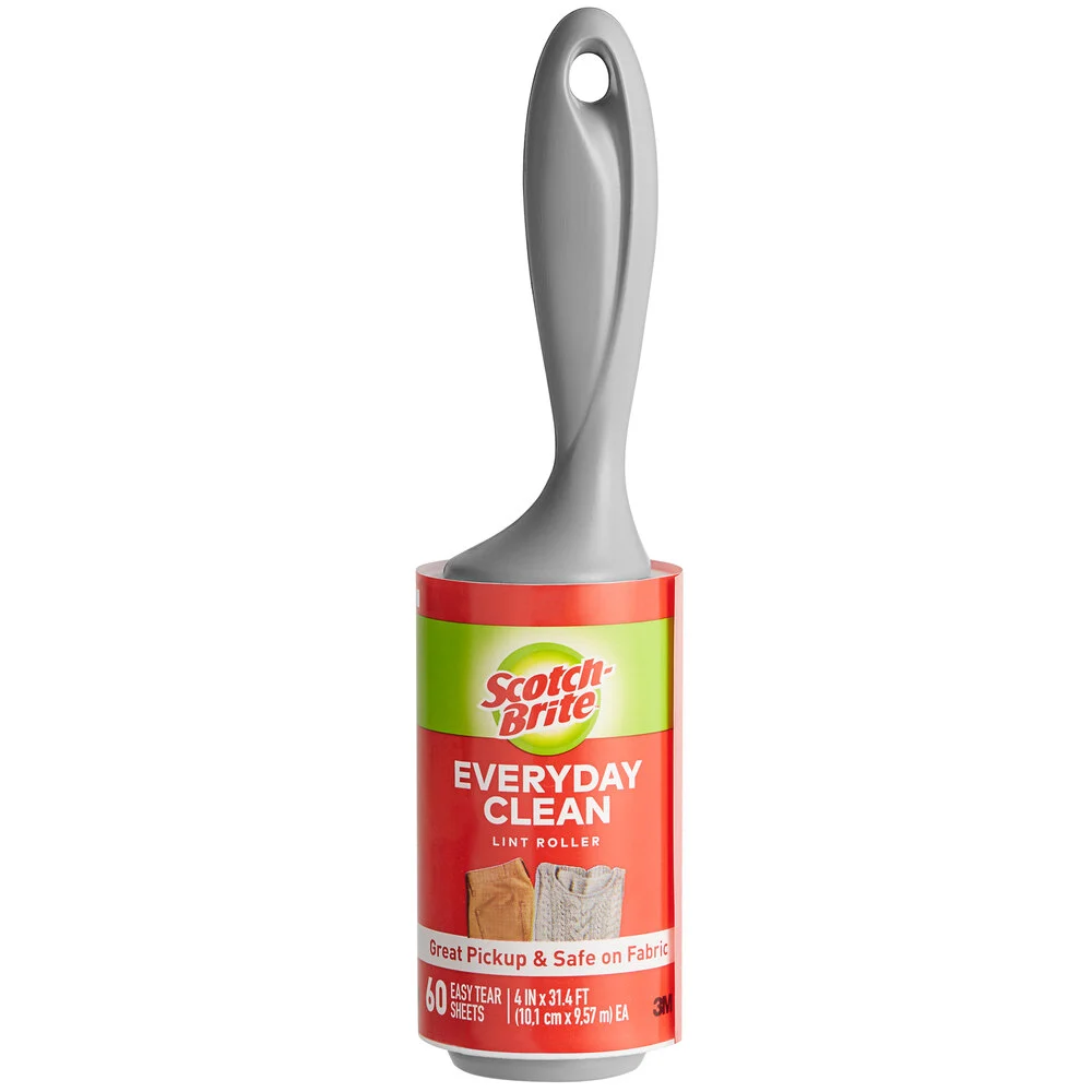 Removedor de Pelusa Rollo con 80 Hojas Scotch Brite