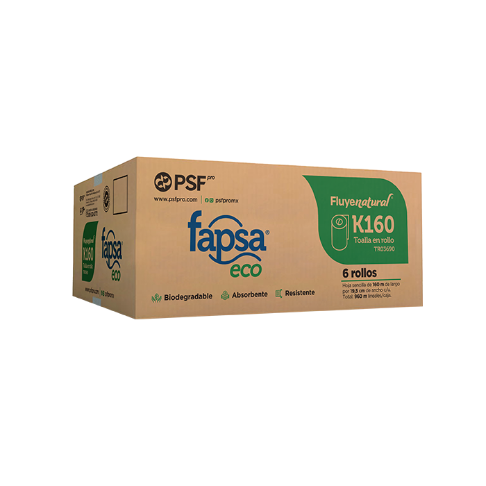 Toalla en Rollo Cafe Fapsa Eco K160 con 160 metros
