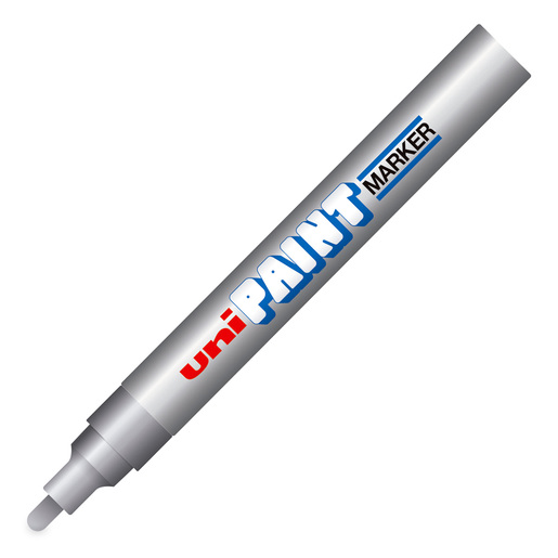 Marcador Uni-Paint PX20 Punto Mediano Plata
