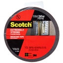 Cinta Adhesiva Doble Lado Extrema Resistencia Rojo 1" x 1 yd (10 m) Scotch