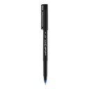 Pluma Uniball Onyx Punta Fina 0.7 mm Azul con 12