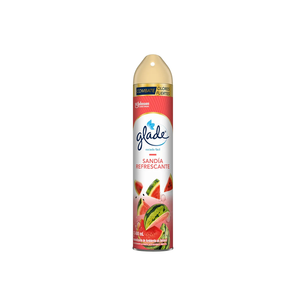 Aromatizante Glade en Aerosol Sandia Refrescante 400 mL
