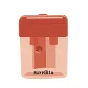 Sacapuntas de Plastico 1 Orificio con  Deposito Barrilito