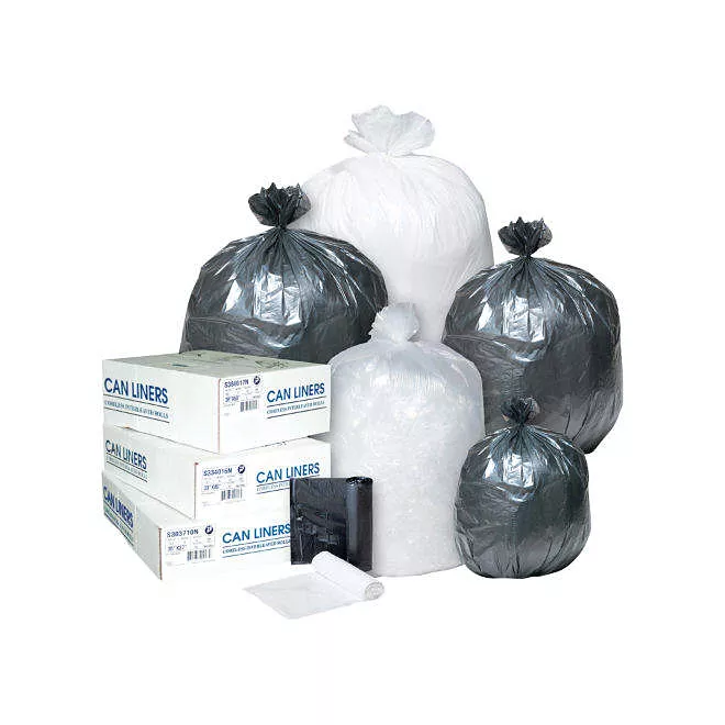 Bolsa para Basura 10 Galones 24 x 24 Negra Eco con 50 bolsas                                             