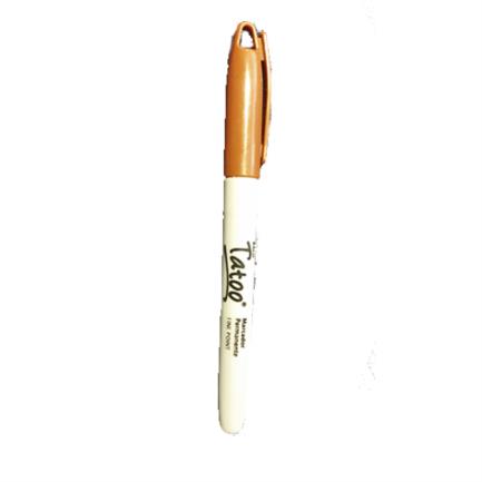 Marcador Permanente  Baco Tatoo Punto Fino Cafe