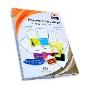 Etiqueta 8.5'' x 11'' Tamaño Carta Amarillo PCM con 10 