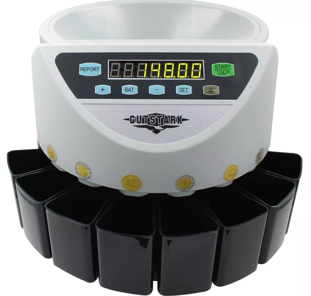 Contadora Clasificadora de Monedas Digital 