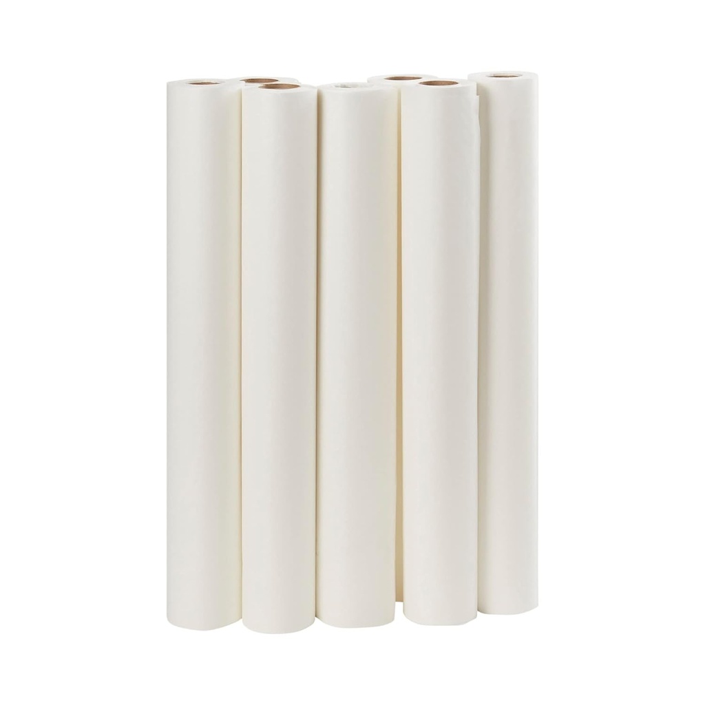 Papel para Mesa de Exploracion Liso Blanco 21'' x 225 Pies