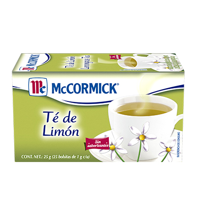 Te de Limon en Sobre McCormick con 25