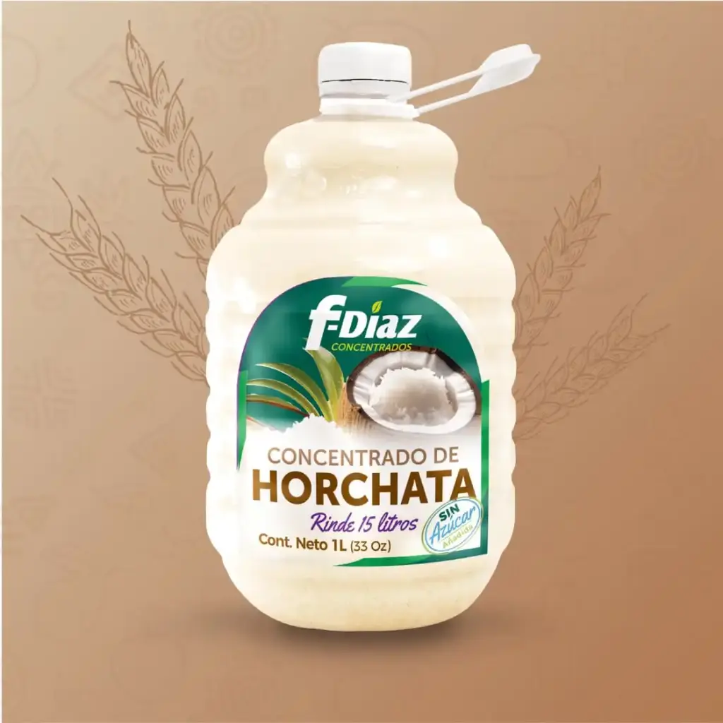 Concentrado para Agua de Horchata 1L sin Azucar F-Diaz