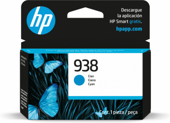 Tinta HP #938 Cian