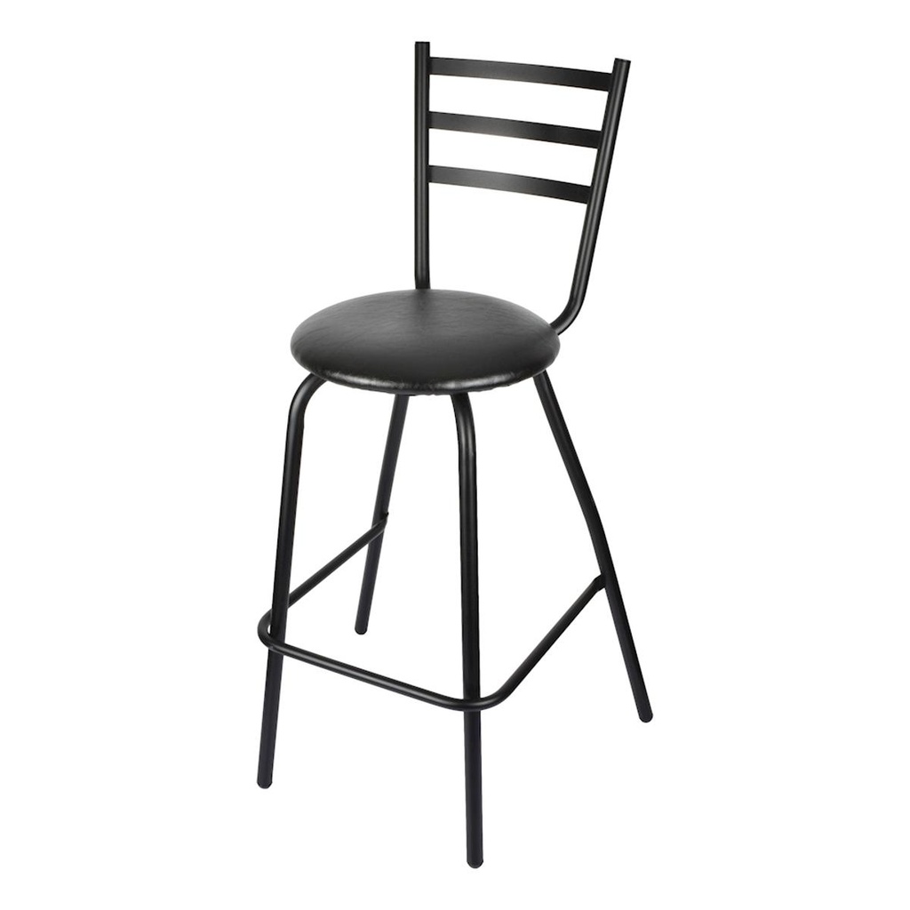 Silla Banco de Metal Durex 100.5 cm x 53.5 cm Negro