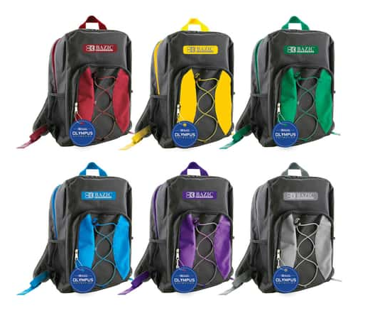 Mochila Basica Olympus 17'', colores variados