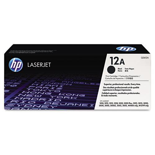 Toner HP #12A Negro 