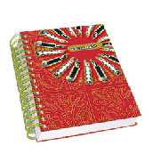 Cuaderno Espiral Frances Raya Estrella con 180 Hojas (Pasta Dura)
