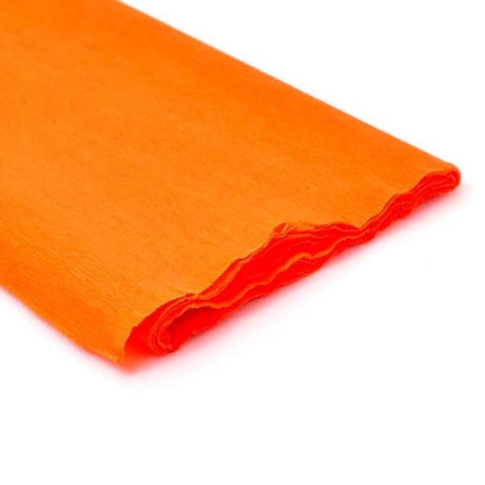 Papel Crepe Naranja C/10 