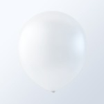 Globo #12 Blanco Bolsa C/50   