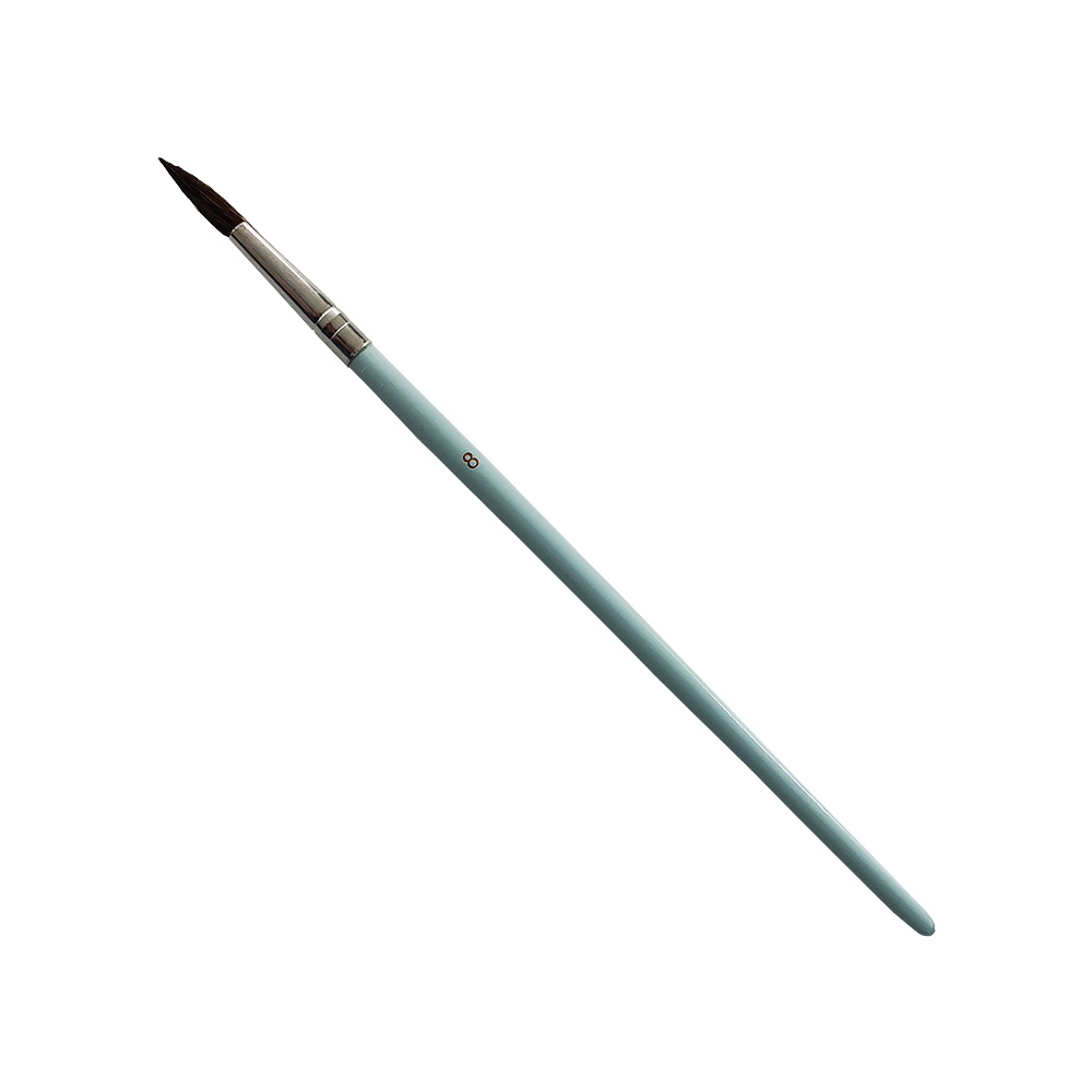 Pincel Acuarela Calibre 8 (Pieza)
