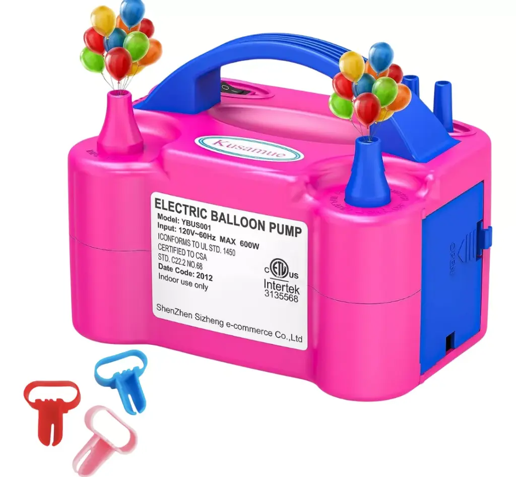 Bomba para Inflar Globos Electrica                                                     