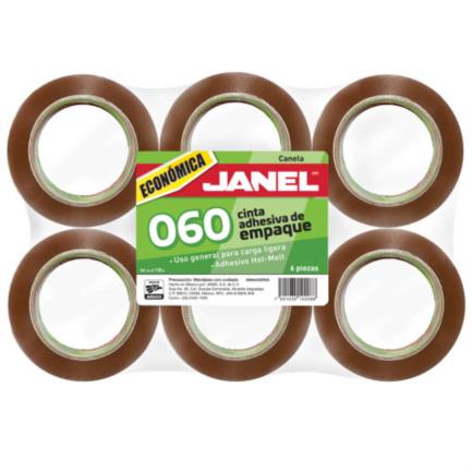 Cinta Adhesiva de Empaque Canela 2'' (48mm) x 50m Janel 
