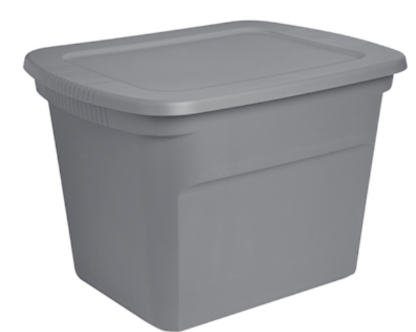 Caja de Plastico Gris con Tapa 68 L Sterilite