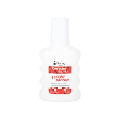 Corrector Liquido Botella 20 mL Nextep