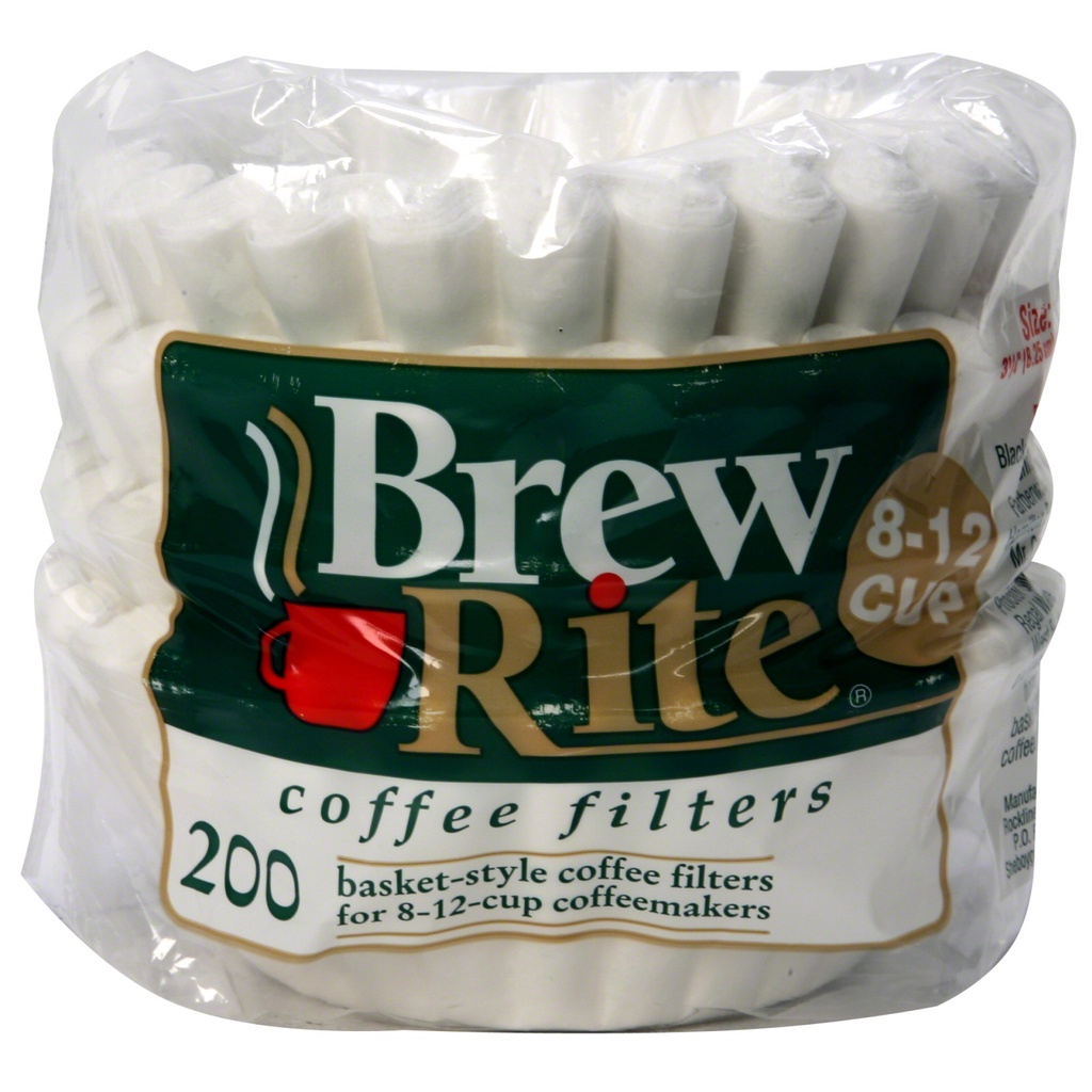 Filtro Para Cafe 8 a 12 Tazas con 200 (2 con 100) Brew Rite 