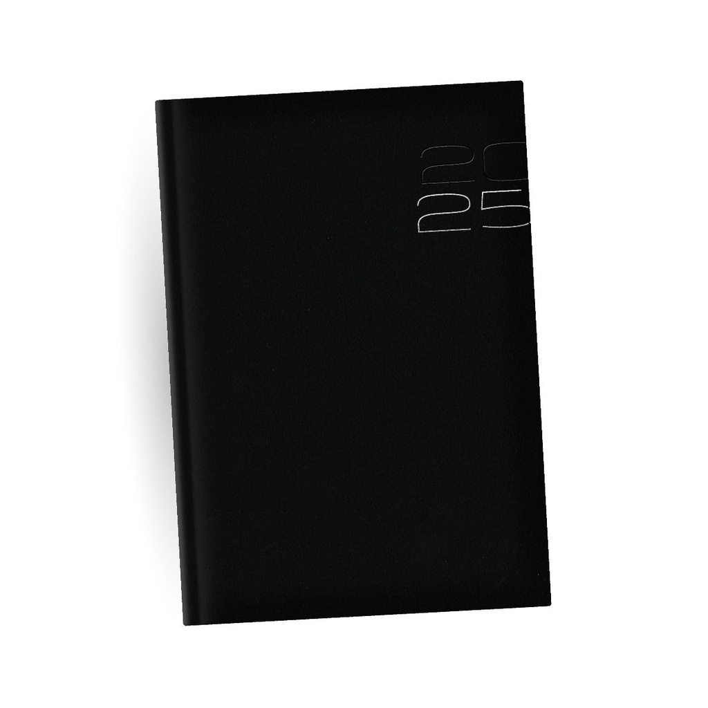 Agenda Diaria 2026 14.5cm x 20.5cm Negro Fortec