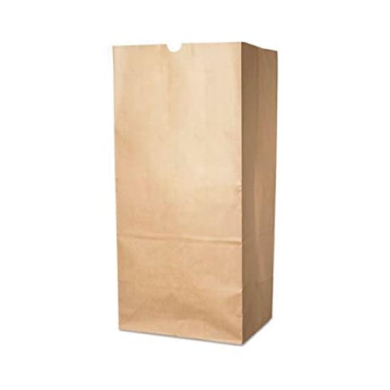 Bolsa Kraft #2 Sin Asa Paquete Con 500