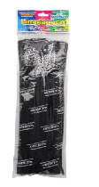 Limpiapipas Pascua Negro Paquete con 100